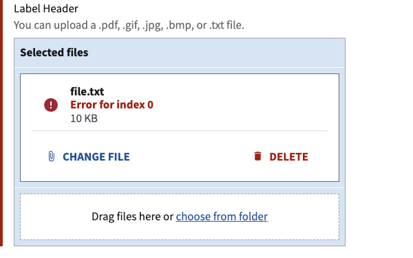 Multiple file input error